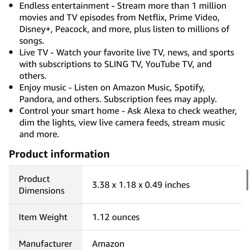 Amazon Fire Stick Lite - Picture 5 of 5